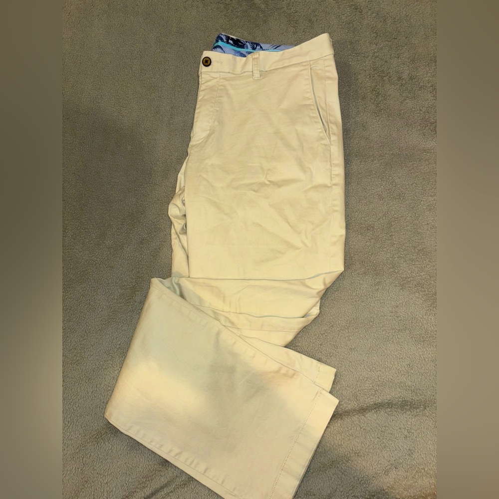 Tommy Bahamas Men’s Cream Color Pants, 36x34